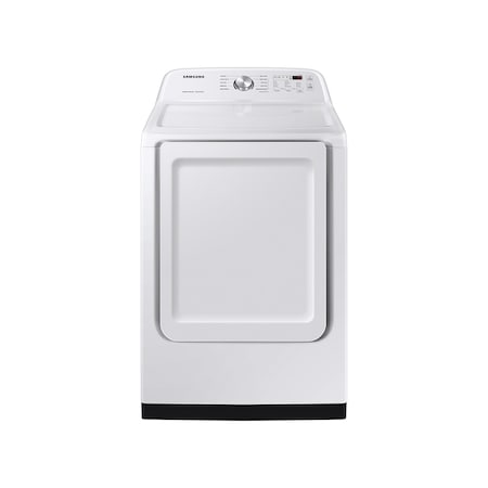 Samsung 7.4 Cu. Ft. Smart Electric Dryer with Sensor Dry and Easy Troubleshooting in White DVE50B5100W